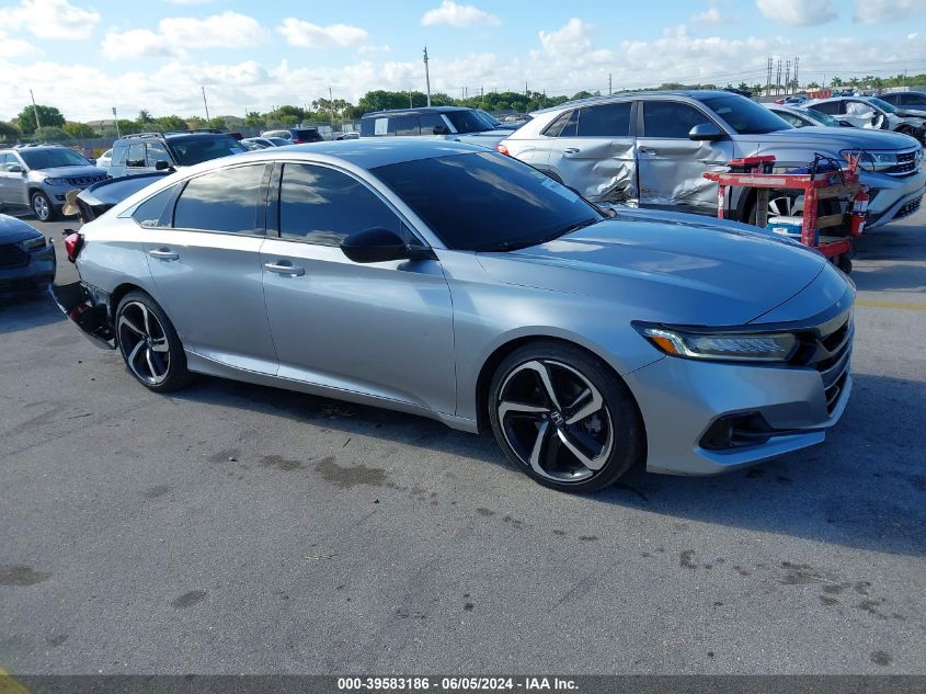 2021 HONDA ACCORD SPORT