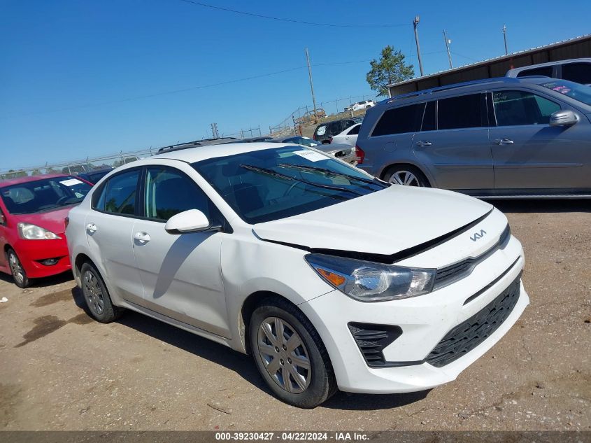 2022 KIA RIO LX