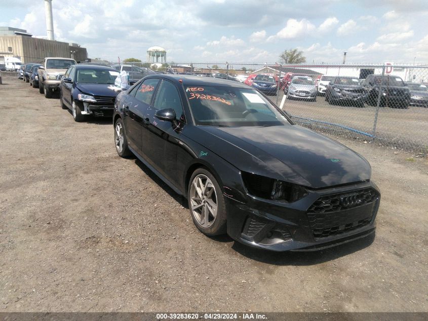 2021 AUDI A4 PREMIUM PLUS 45 TFSI S LINE QUATTRO S TRONIC