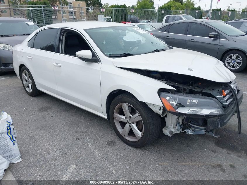 2012 VOLKSWAGEN PASSAT 2.5L SE