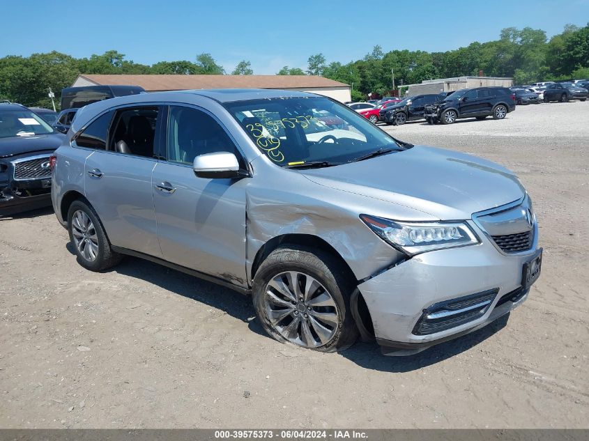 2014 ACURA MDX TECHNOLOGY PACKAGE