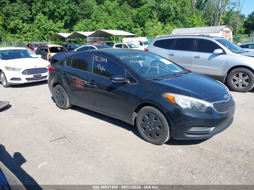 2016 KIA FORTE LX