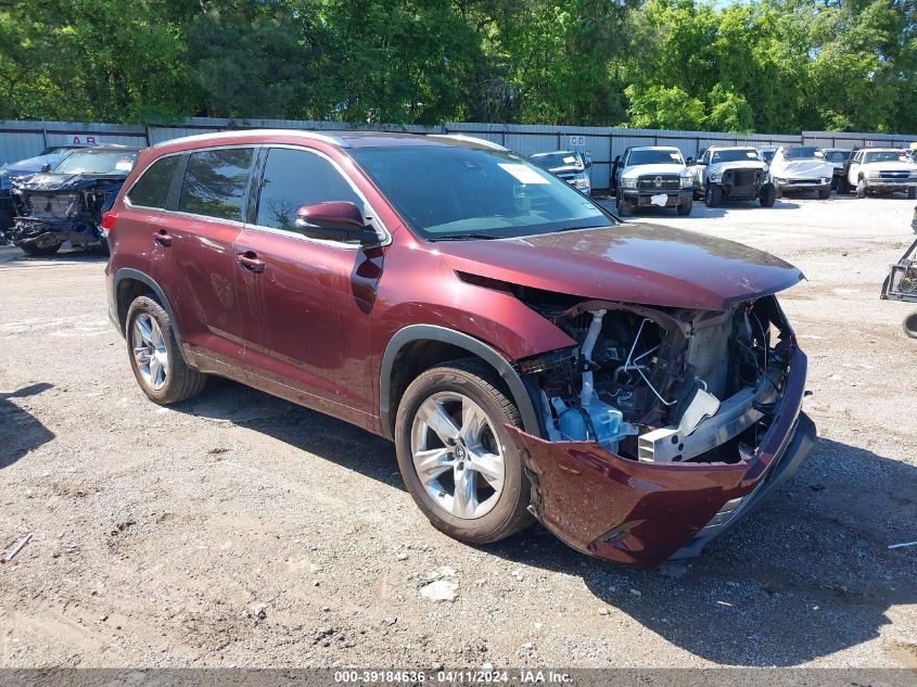 2019 TOYOTA HIGHLANDER LIMITED