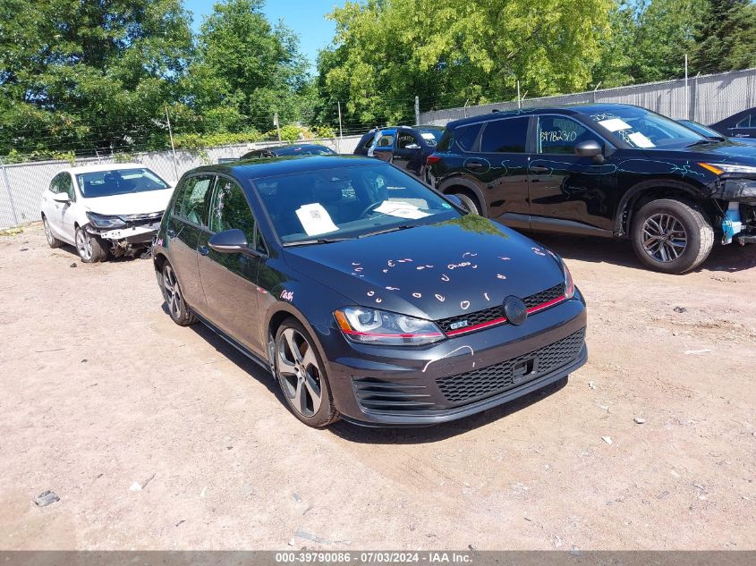 2016 VOLKSWAGEN GOLF GTI SE 4-DOOR