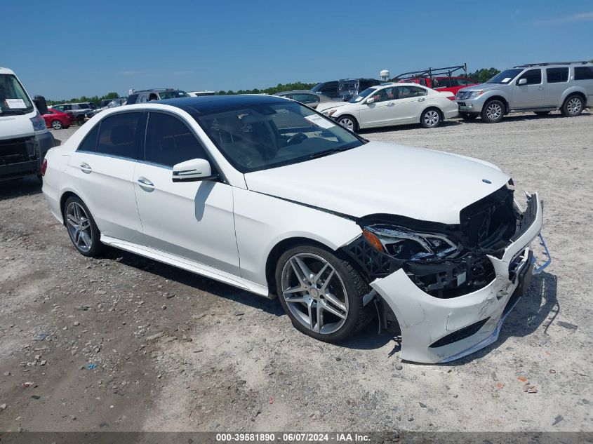 2016 MERCEDES-BENZ E 350 4MATIC