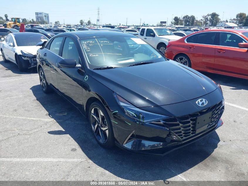 2022 HYUNDAI ELANTRA HYBRID LIMITED