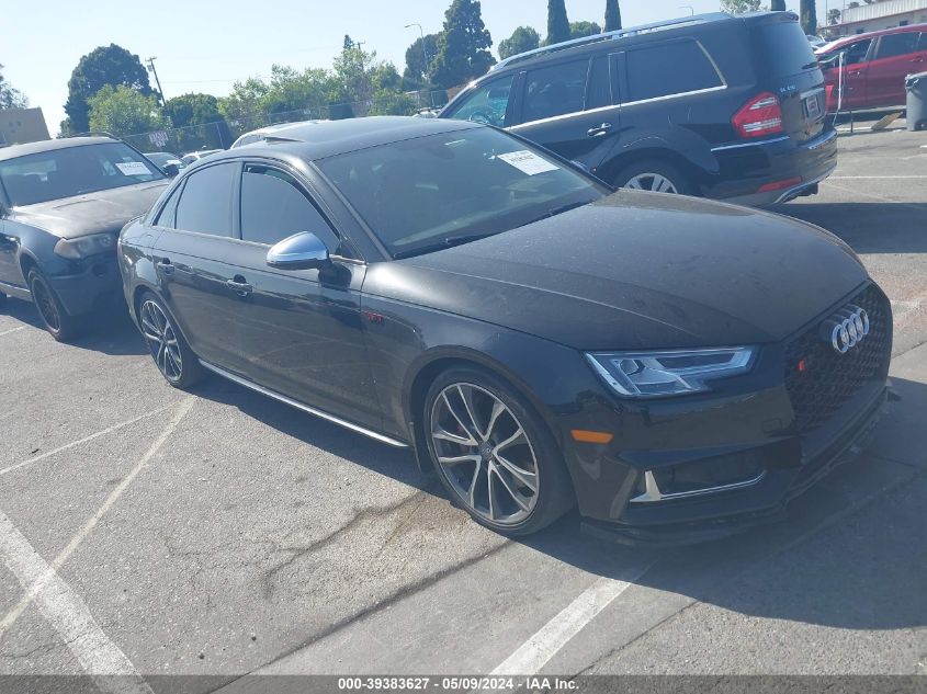 2018 AUDI S4 3.0T PREMIUM PLUS