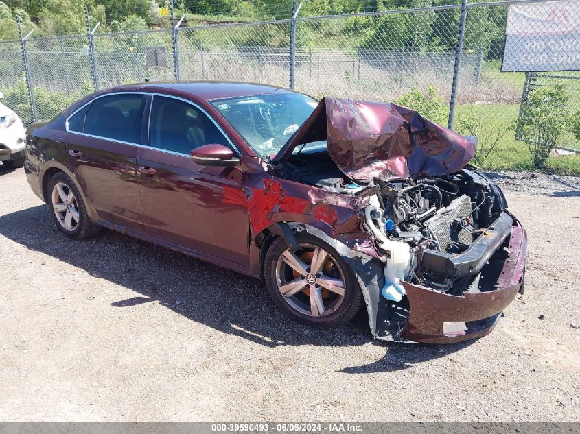 2012 VOLKSWAGEN PASSAT 2.5L SE