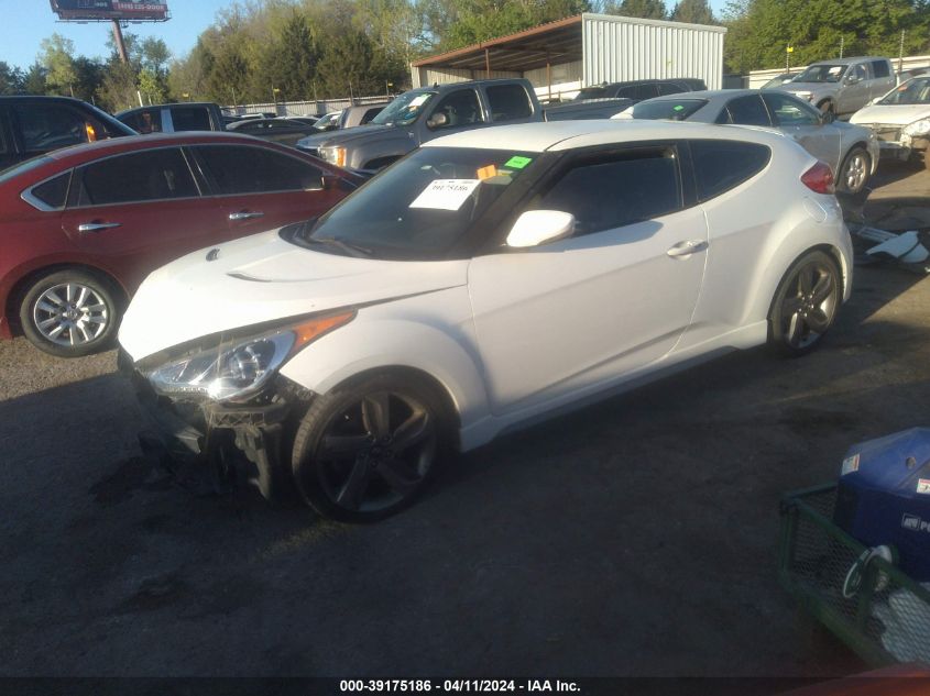 2014 HYUNDAI VELOSTER TURBO W/BLACK