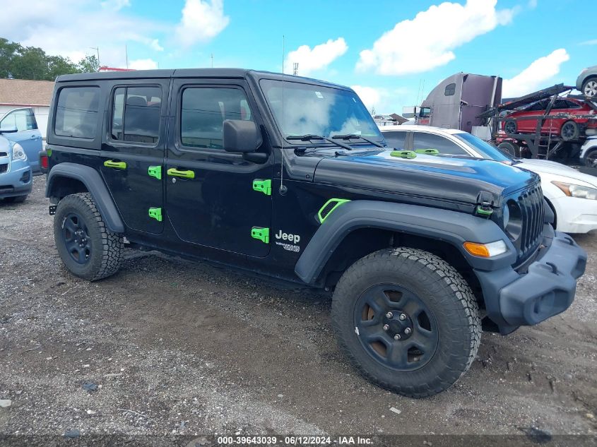 2020 JEEP WRANGLER UNLIMITED SPORT 4X4