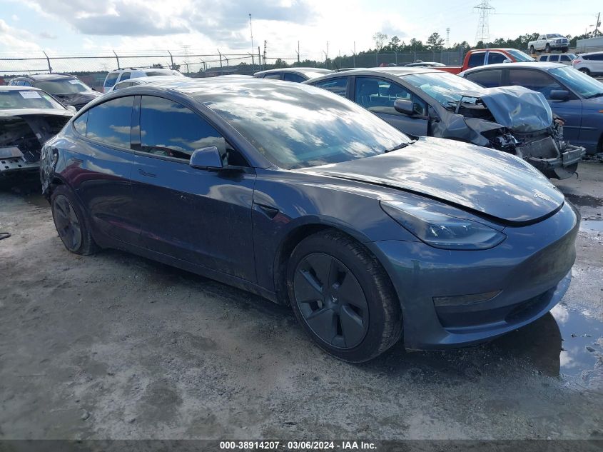 2021 TESLA MODEL 3 STANDARD RANGE PLUS REAR-WHEEL DRIVE