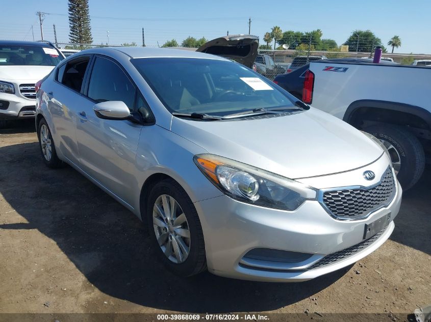 2016 KIA FORTE LX