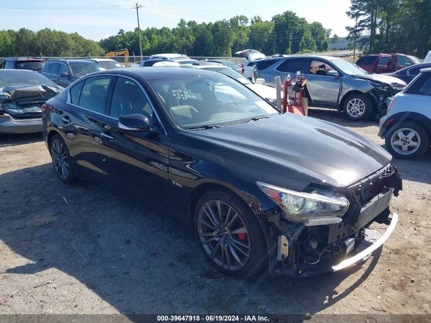 2018 INFINITI Q50 3.0T RED SPORT 400