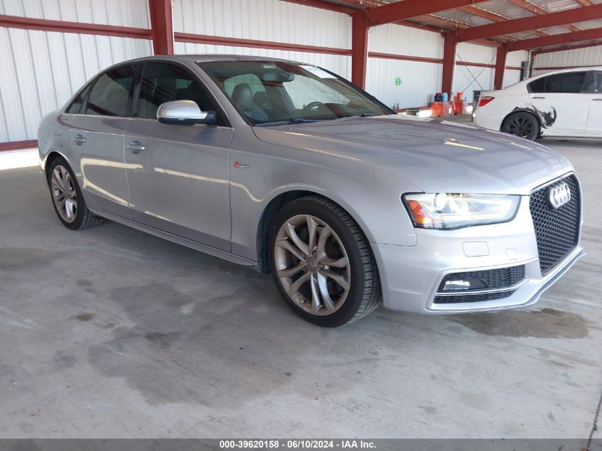 2015 AUDI S4 3.0T PREMIUM PLUS