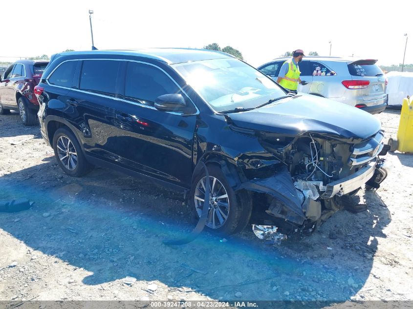 2019 TOYOTA HIGHLANDER XLE