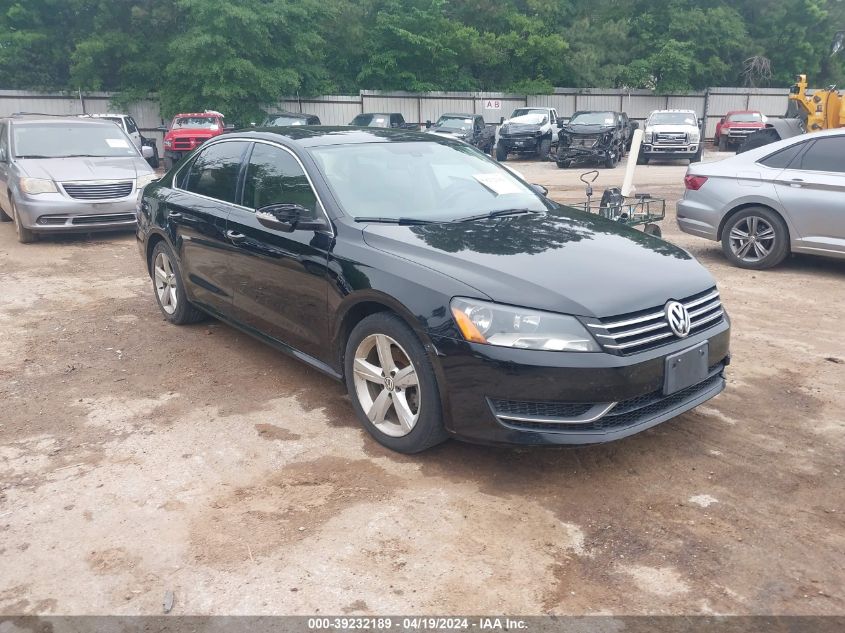 2012 VOLKSWAGEN PASSAT 2.5L SE