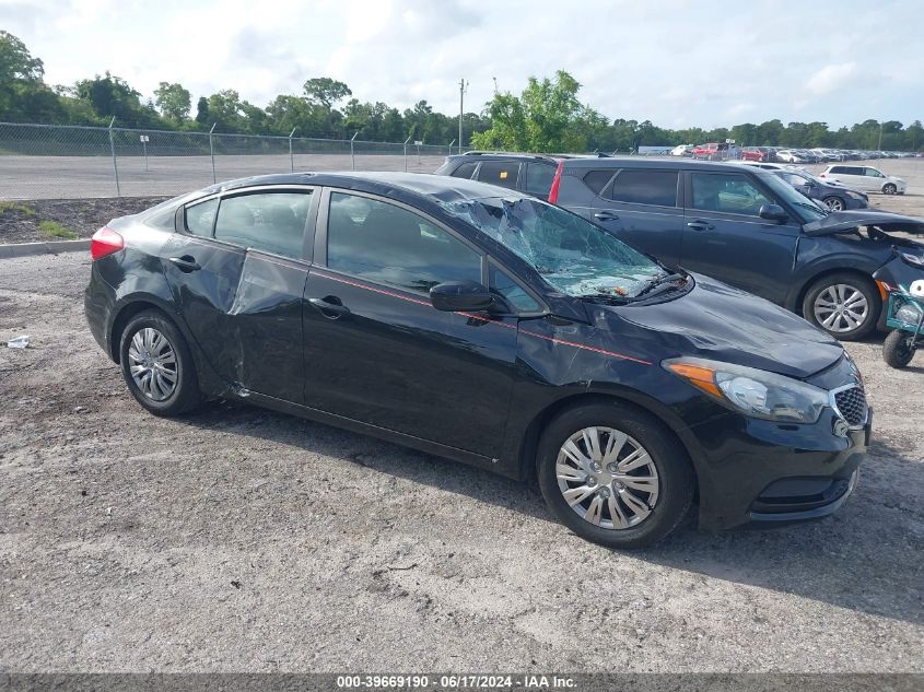 2016 KIA FORTE LX