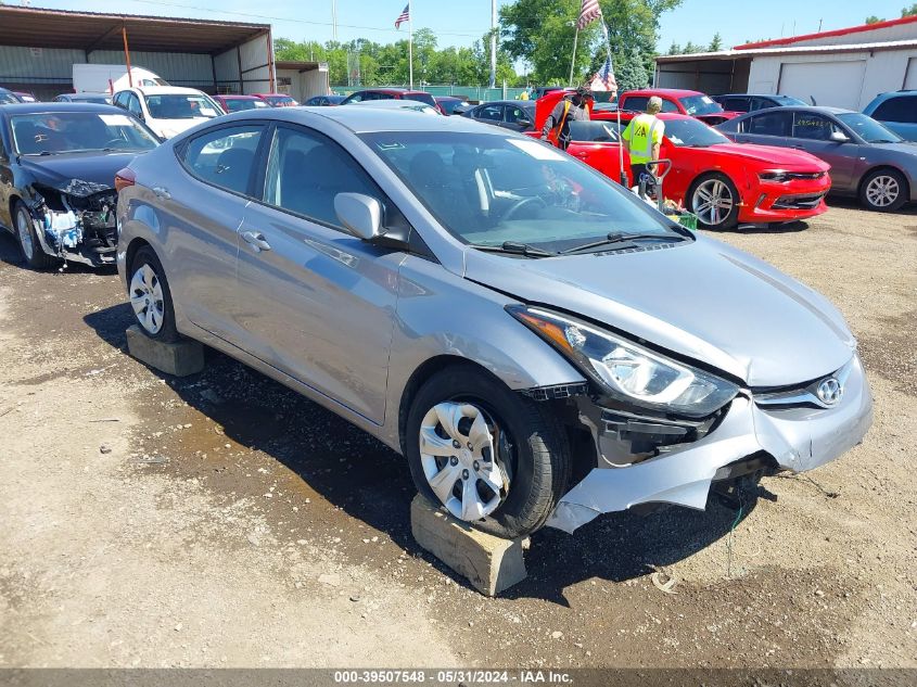 2016 HYUNDAI ELANTRA SE