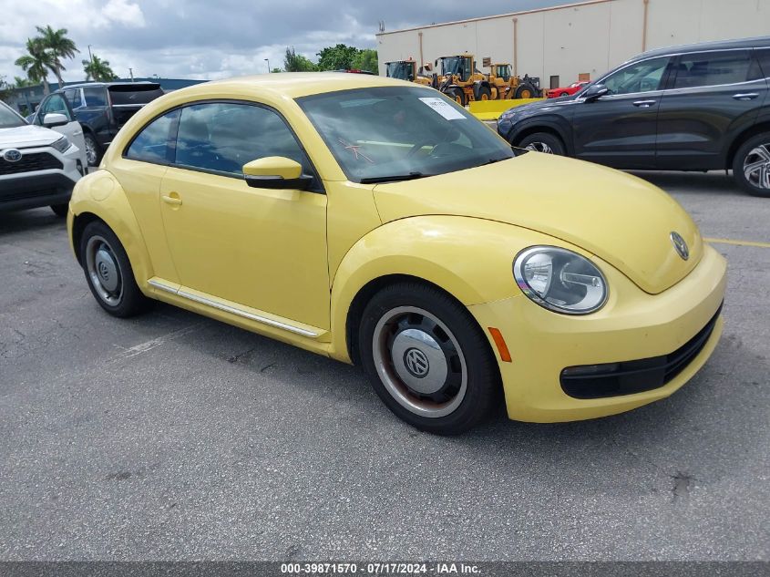 2012 VOLKSWAGEN BEETLE 2.5L