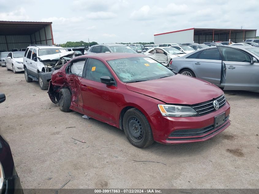 2016 VOLKSWAGEN JETTA S