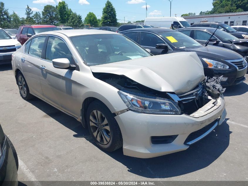 2013 HONDA ACCORD LX