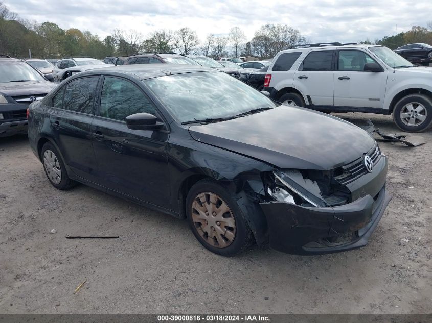 2012 VOLKSWAGEN JETTA 2.0L S