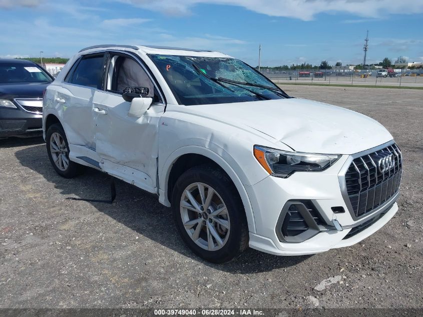 2021 AUDI Q3 PREMIUM 45 TFSI S LINE QUATTRO TIPTRONIC