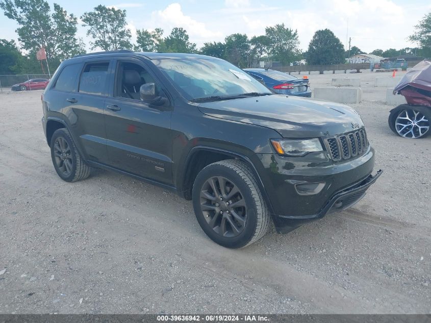 2016 JEEP GRAND CHEROKEE LIMITED 75TH ANNIVERSARY