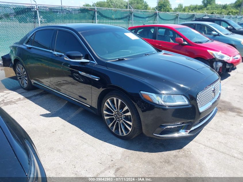 2017 LINCOLN CONTINENTAL SELECT