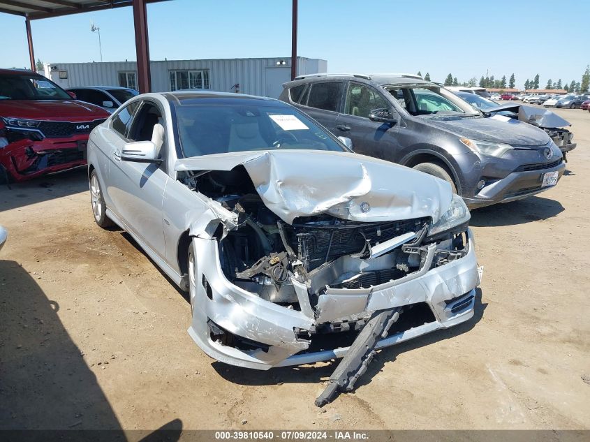 2012 MERCEDES-BENZ C 250 250