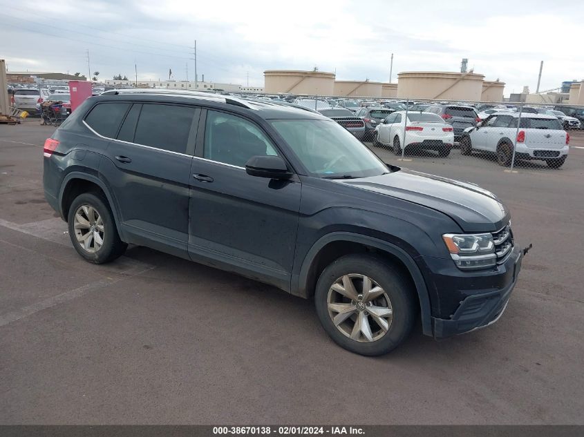 2018 VOLKSWAGEN ATLAS 2.0T S