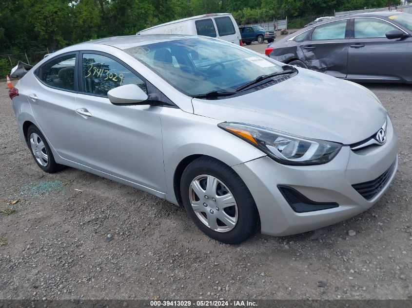 2016 HYUNDAI ELANTRA SE