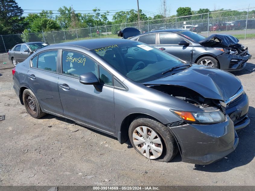 2012 HONDA CIVIC LX