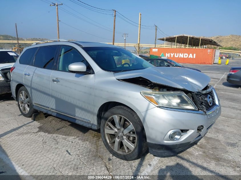 2014 NISSAN PATHFINDER PLATINUM