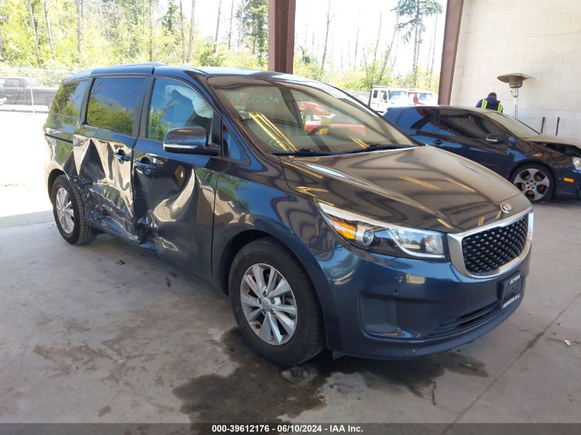 2017 KIA SEDONA LX