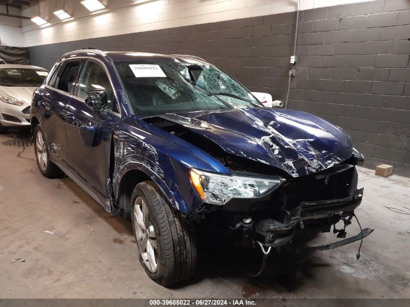 2021 AUDI Q3 PREMIUM 45 TFSI S LINE QUATTRO TIPTRONIC