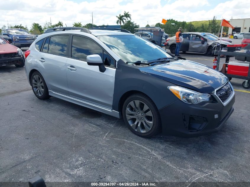 2013 SUBARU IMPREZA 2.0I SPORT LIMITED