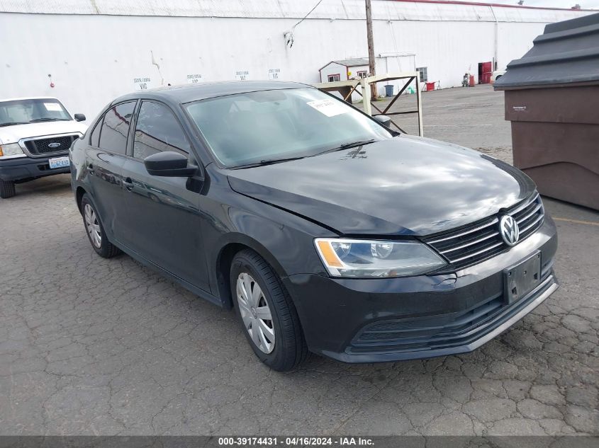 2015 VOLKSWAGEN JETTA 2.0L S