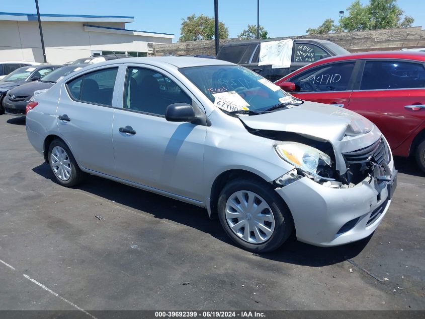 2013 NISSAN VERSA 1.6 S+