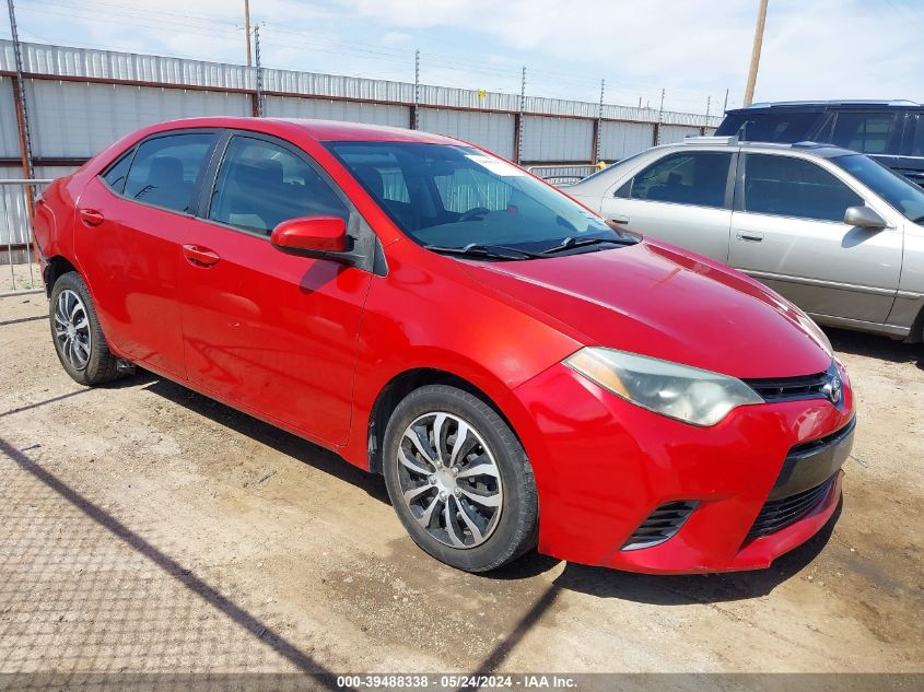 2016 TOYOTA COROLLA LE