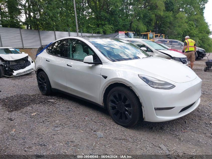 2022 TESLA MODEL Y LONG RANGE DUAL MOTOR ALL-WHEEL DRIVE