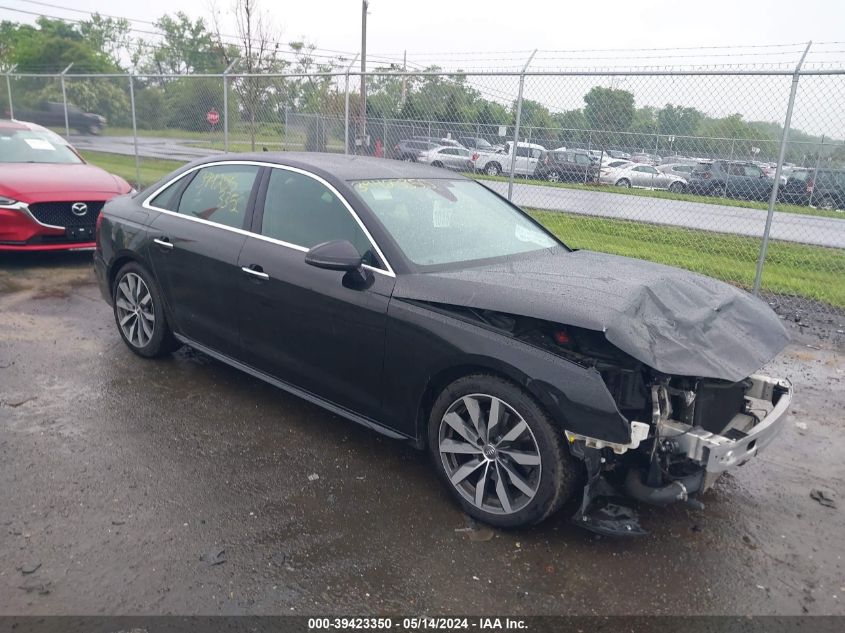 2020 AUDI A4 PREMIUM PLUS 40 TFSI FRONT-WHEEL DRIVE S TRONIC