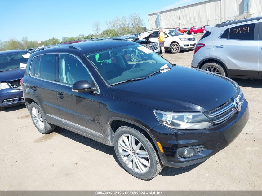 2012 VOLKSWAGEN TIGUAN SE