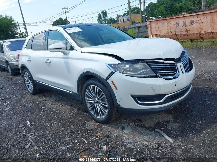 2016 LINCOLN MKX RESERVE