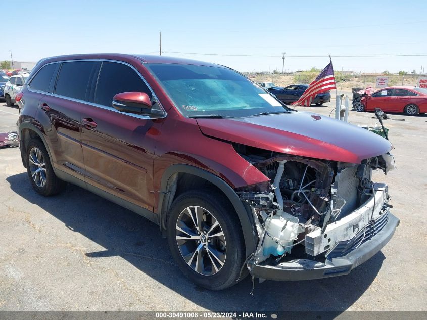 2019 TOYOTA HIGHLANDER LE PLUS