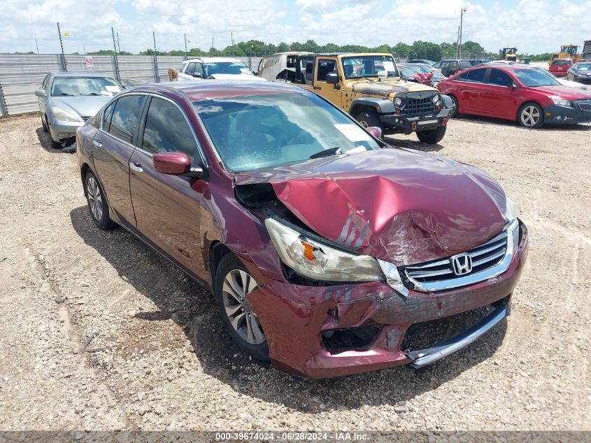 2014 HONDA ACCORD LX