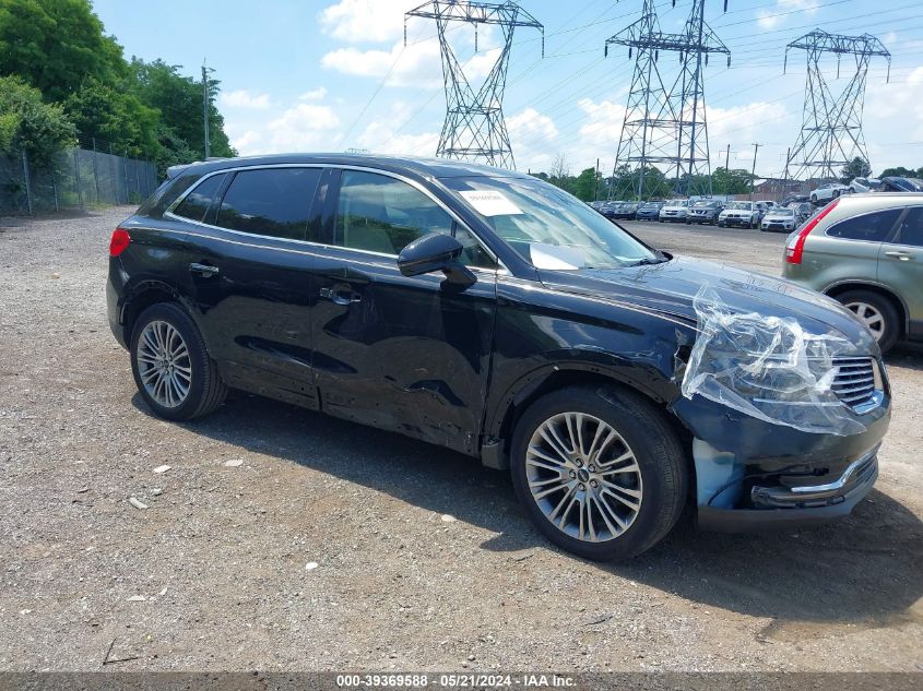 2016 LINCOLN MKX RESERVE