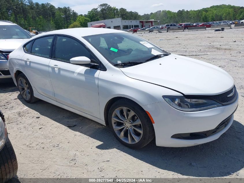 2015 CHRYSLER 200 S