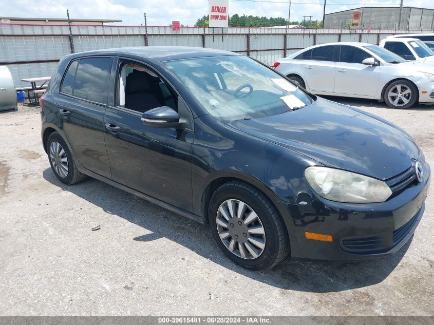 2012 VOLKSWAGEN GOLF 2.5L 4-DOOR