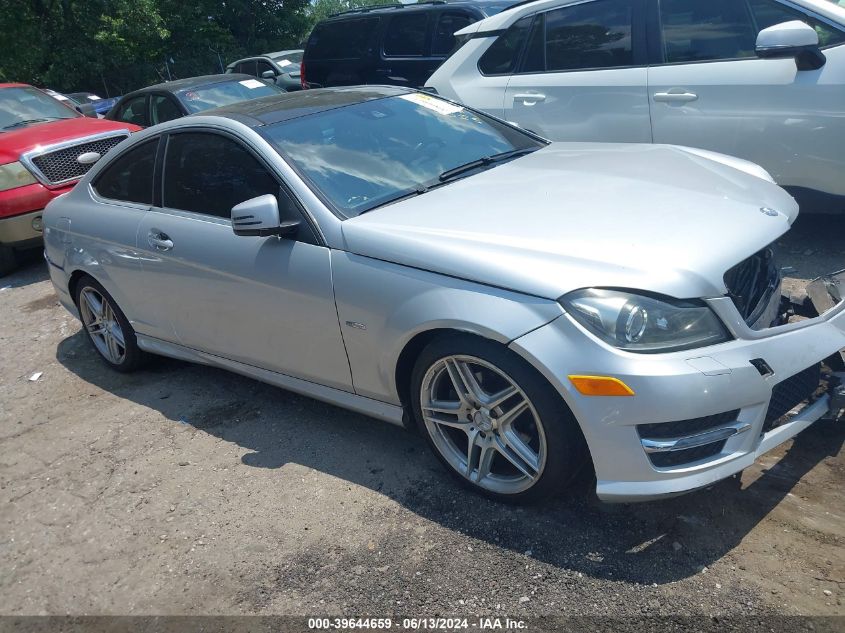 2012 MERCEDES-BENZ C 250